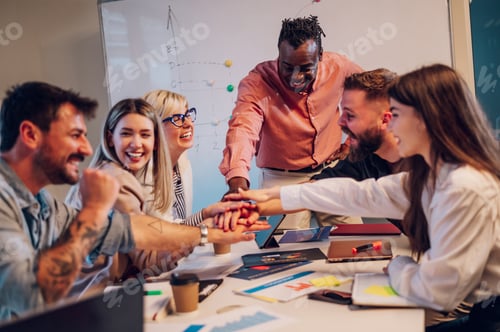 Preview: Multiracial business team having a meeting in the office