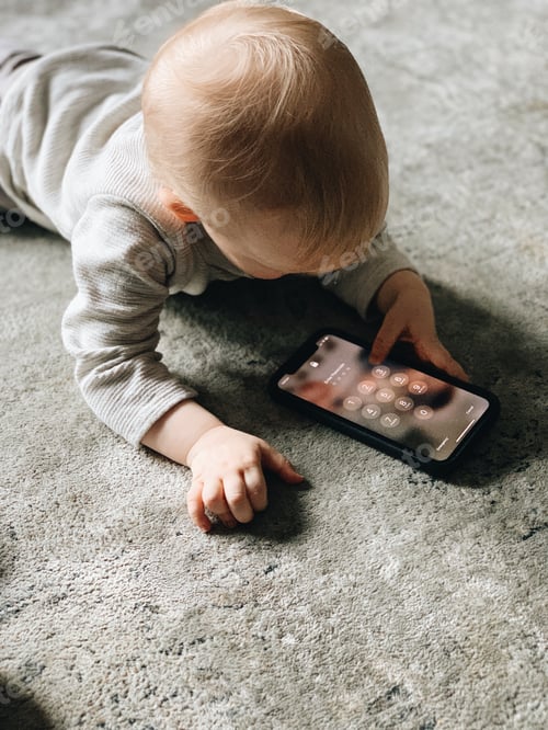 Preview: Toddler trying to unlock his mother’s mobile phone