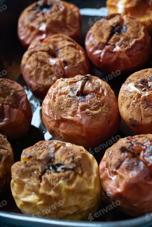 Preview: Backed apples with Chrismas Decoration