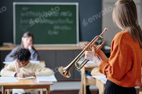 Preview: Female Music Teacher At Work