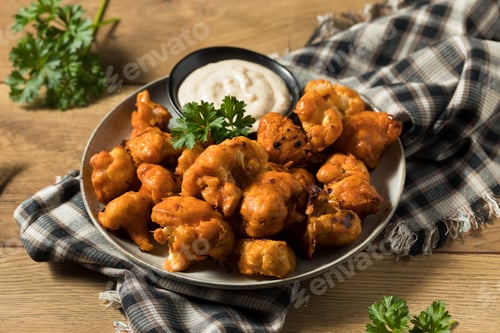 Preview: Homemade Spicy Buffalo Cauliflower Wings