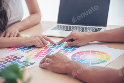 Preview: Diversity multiethnic team group of business people Present meeting conference room brainstorming