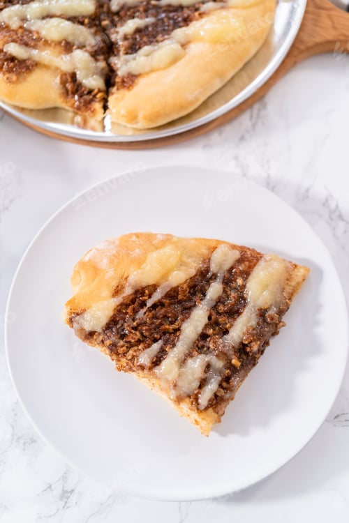 Vista previa: Pizza de postre con canela