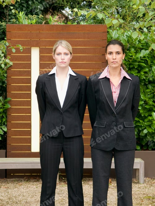 Preview: A portrait of two business woman.