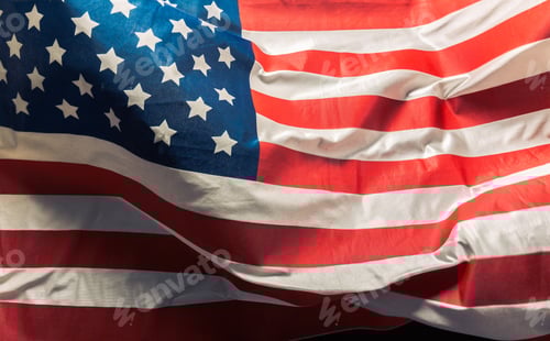 Preview: Patriotic Red White and Blue American Flag