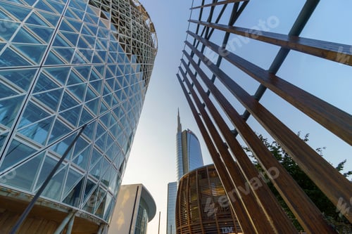 Preview: Milan, Italy: modern buildings at Gae Aulenti square
