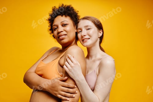 Preview: Two Real Young Women on Yellow