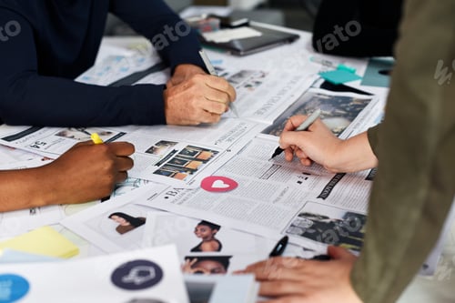 Preview: Startup Business People Working Checking Newspaper Information