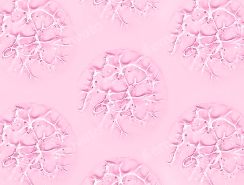 Preview: texture transparent gel serum on pink background