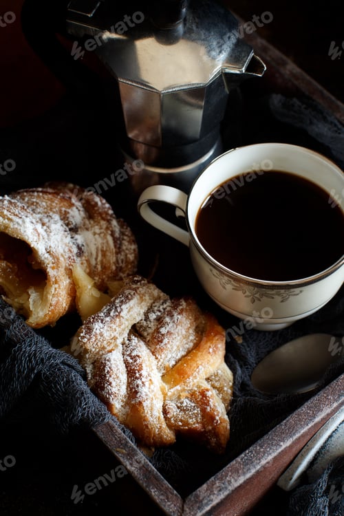 Preview: Italian coffee set for breakfast
