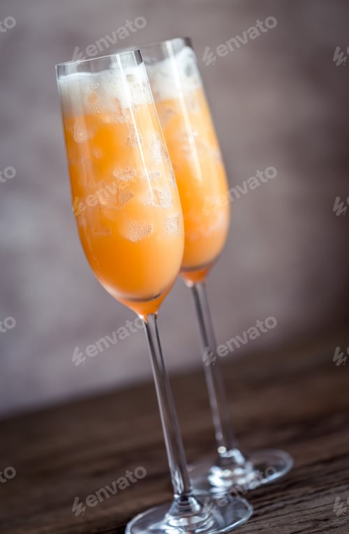 Preview: Two bellini cocktails
