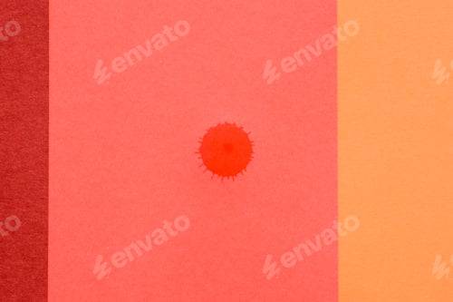 Preview: Water drop stain staining a colored paper.