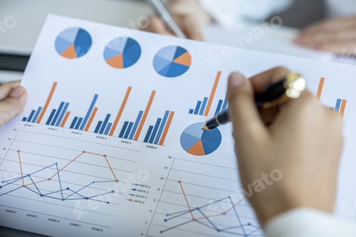 Preview: A business finance woman is reviewing a company's financial documents prepared.