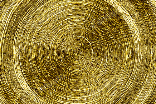 Preview: Golden detailed scintillating circles background