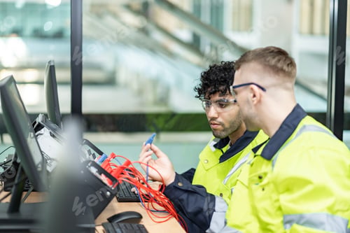 Preview: Team engineers practicing maintenance