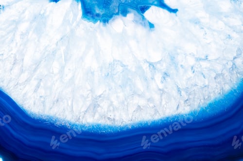 Preview: Blue agate cut cross section