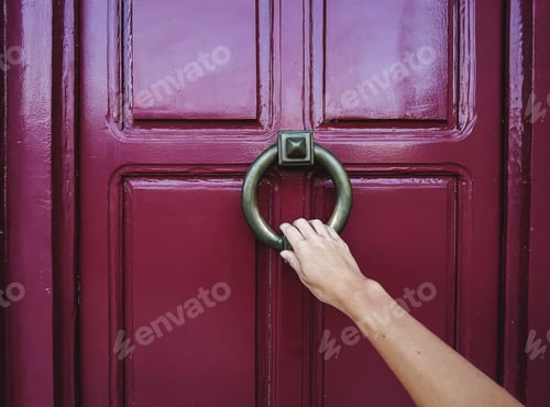 Preview: Hand opening the door