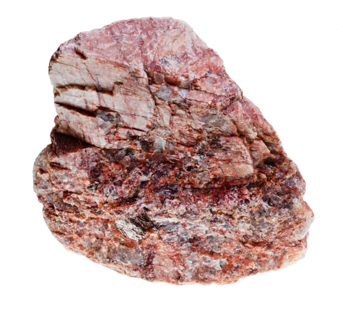 Preview: pink mineral with crystalline inclusions