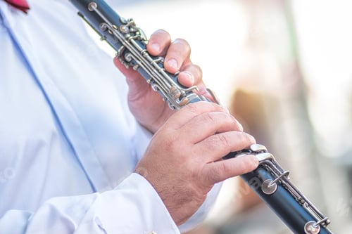 Preview: Fingers of a clarinet player