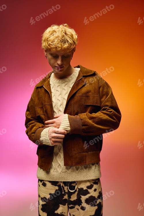 Preview: Modern holiday fashion for men showcasing cozy styles and vibrant colors in winter of 2025