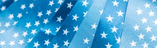 Preview: Abstract Blue Background with White Star Pattern