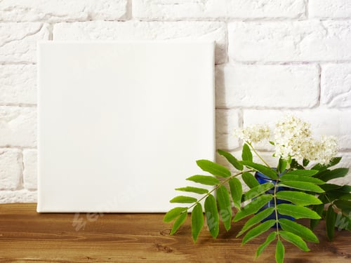 Preview: Blank canvas frame.