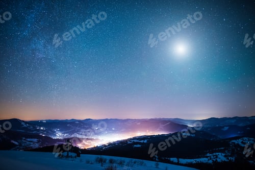 Preview: Mesmerizing landscape of falling stars
