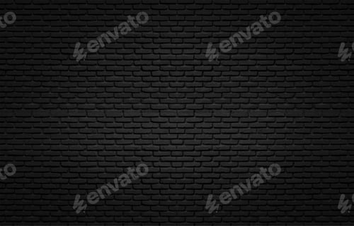 Preview: Black texture with brick wall for background website or design.