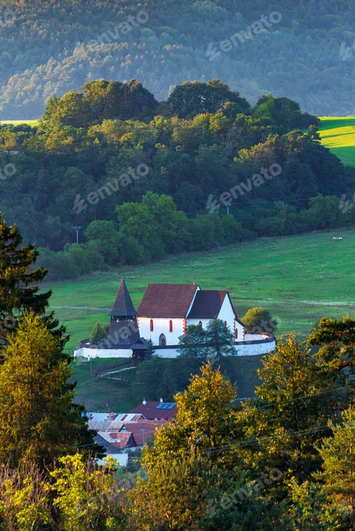 Preview: Church of St. Martin in Cerin. Banska Bystrica, Slovakia.