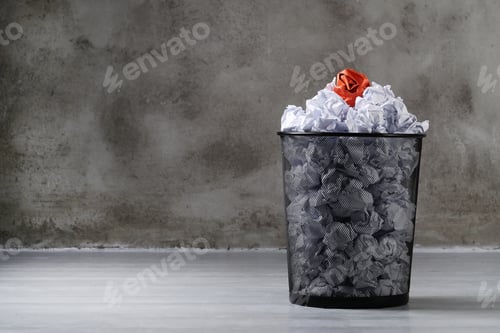 Vorschau: Zerknittertes Papier