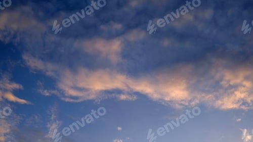 Preview: Beautiful blue sky with clouds background. Sky clouds. Air and fluffy clouds in the blue sky