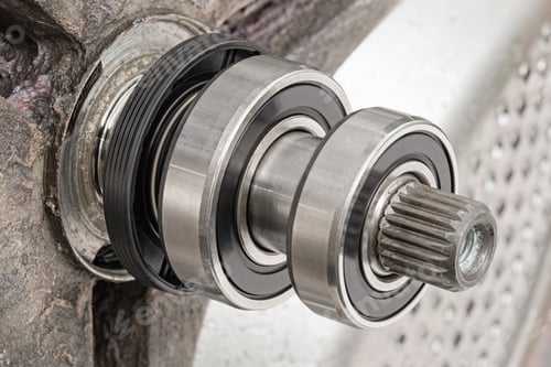 Preview: Replacing bearings and shaft cuffs on the washing machine drum