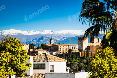 Preview: ancient arabic fortress Alhambra Granada Spain