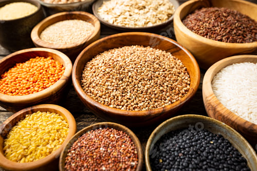 Preview: Bowls with different grains