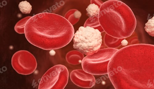 Preview: Blood cells and glucose in the vein