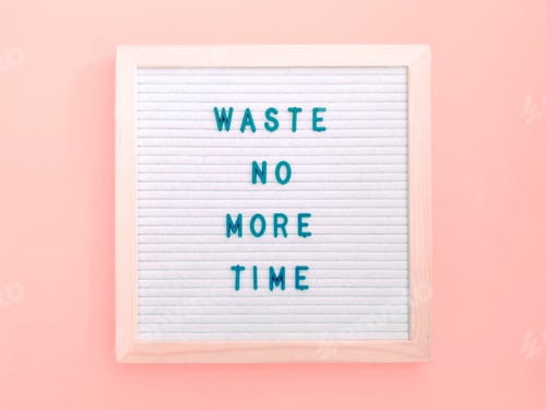 Preview: Waste no more time.