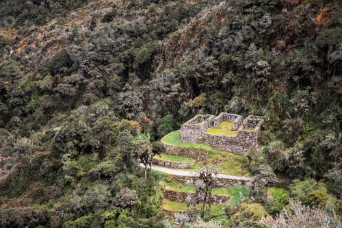 Preview: Inca ruins on Inca Trail Trek day 3, Cusco Region, Peru, South America