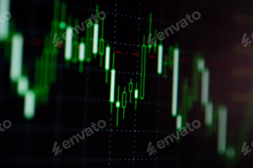 Preview: Close-up LED charts and summary info for making stock trading graph