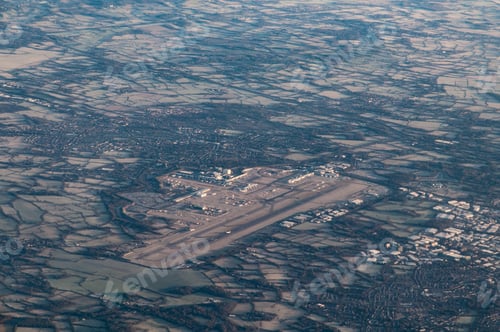 Preview: Aerial View of London Gatwick Airport (LGW) from the south west