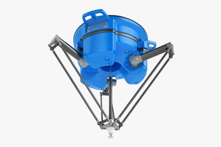 Preview: Generic Industrial Assembly Robot - Blue