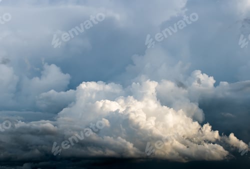 Preview: colorful dramatic sky with cloud at sunset