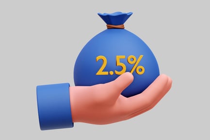 Preview: Hand Gesture Give 2.5 Percent Zakat Charity