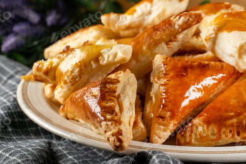 Preview: Puff pastry cookies with fruit filling