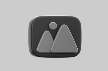 Preview: Monochrome landscape icon