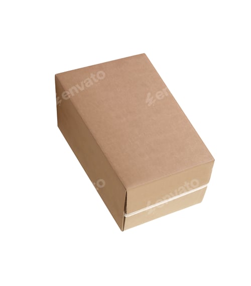 Preview: Closed cardboard box