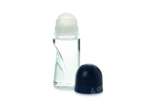 Preview: Blank bottle of deodorant isolated on white background