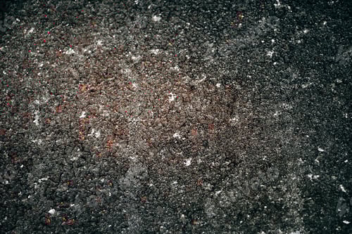 Preview: Dark Abstract Texture of Asphalt Surface with Red
