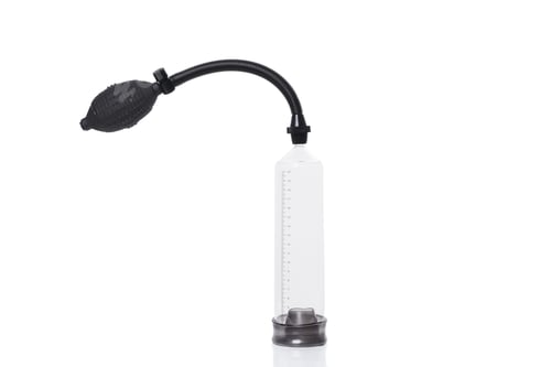 Preview: penis pump or vacuum erection device on white background