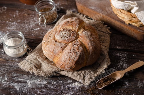 Preview: Homemade rustic bread