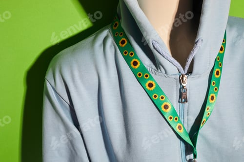 Preview: Sunflower lanyard, symbol of people with invisible or hidden disabilities.